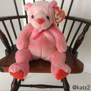 Ty Beanie Baby Retired Romance Bear 2001